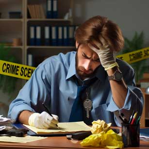 CSI under stress writing a report
